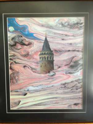 YAZILI-RESİMLİ EBRULAR